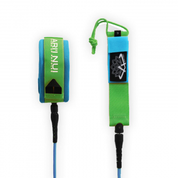 ARIINUI SUP Espiral Rodilla Leash 9.0 Azul Verde