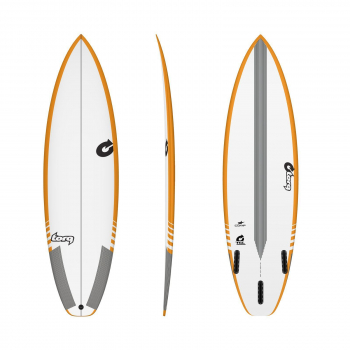 Surfboard TORQ Epoxy TEC Comp 5.8 Rail Yellow