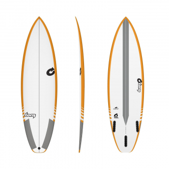 Surfboard TORQ Epoxy TEC Comp 6.0 Rail Giallo