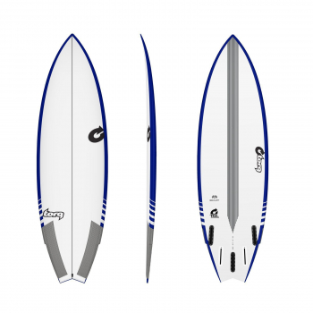 Surfboard TORQ Epoxy TEC Go-Kart 6.8 Rail Blu