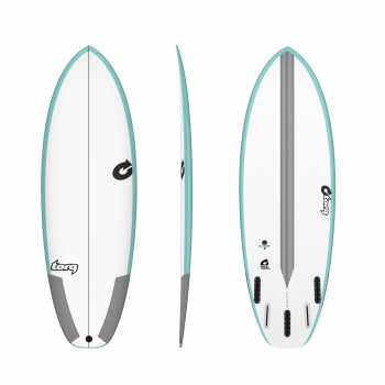 Surfboard TORQ Epoxy TEC Summer 5  5.10 Rail Grün