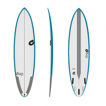 Planche de surf TORQ Epoxy TEC M2-S 7.0 Rail Vert Bleu