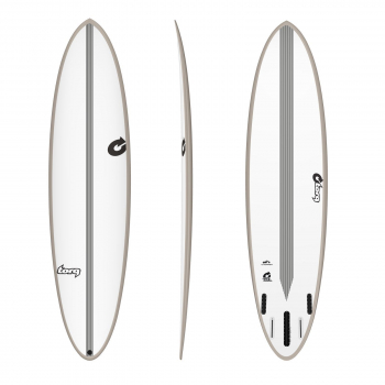 Surfboard TORQ Epoxy TEC Chopper 7.2 Rail Stone