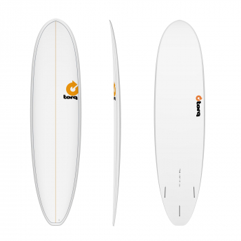 Surfboard TORQ Epoxy TET 7,4 V+ Funboard Pinlines