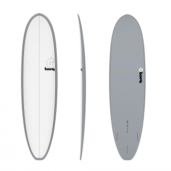 Surfboard TORQ Epoxy TET 7.4 VP Funboard Grigio Pinl