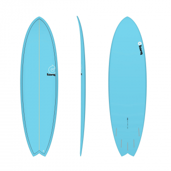 Surfboard TORQ Epoxy TET 6.6 MOD Fish Azul