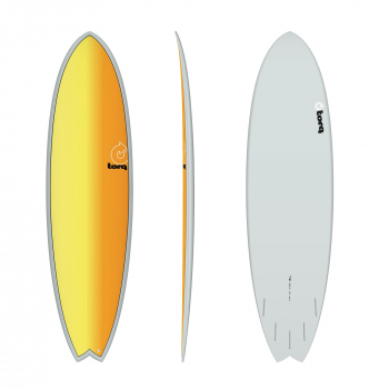Planche de surf TORQ Epoxy TET 7.2 MOD Fish Full Fade