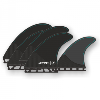 FUTURES Quad Thruster 5 Fin Set PYZEL M Honeycomb