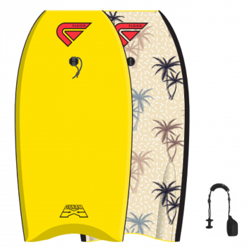 FLOOD Bodyboard Dynamx Stringer 41 Jaune Palm