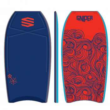 SNIPER Bodyboard Vyrus PE 38 Volute Bau Rouge