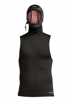 Xcel Infiniti neoprene vest 1mm with hood 2mm men