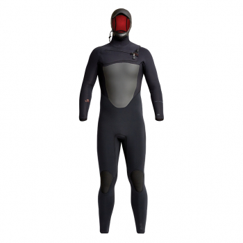 Xcel Drylock Traje con capucha 6/5mm Cremallera frontal Hombre Negro