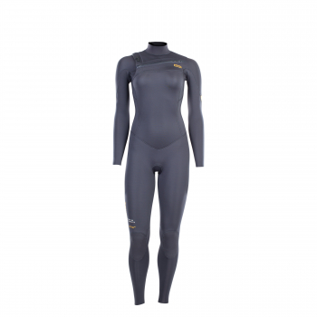 ION Amaze Core Semidry Neoprenanzug 4/3mm Front-Zip Frauen steel grey