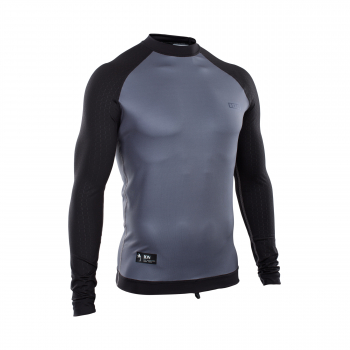 ION Rashguard Langarm Männer steel blue/black