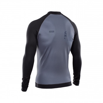 ION Rashguard Langarm Männer steel blue/black