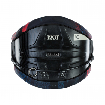 ION Riot Curv 14 Select Imbracatura per l'anca capsula nera