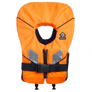 Crewsaver Espiral 100N Chaleco sólido para bebés de hasta 15 Kg. Naranja