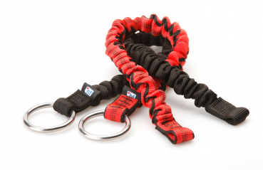 °hf Bungee Cowtail Red Detail View Rings