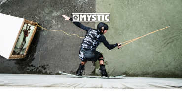 Black Mystic 2020 Womens Star Wake Boarding Front-Zip Impact Vest