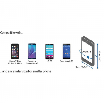 Overboard Etui étanche pour smartphones L Noir