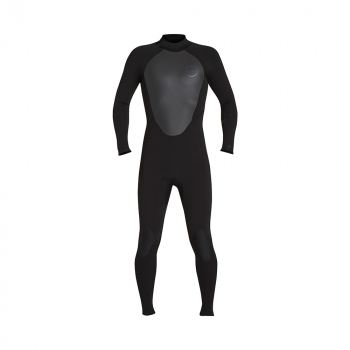 Xcel Axis OS 5-4mm Back-Zip Männer Schwarz 2017 Vorderansicht