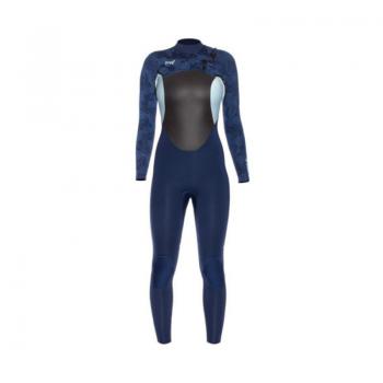 Xcel Axis X X2 Traje de buceo 3/2mm Frontzip Mujer Tinta Azul