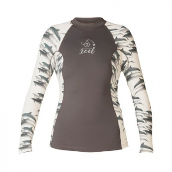 Xcel Water Inspired Langarm Lycra Damen Dolphin Vorderansicht