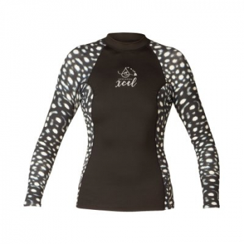 Xcel Water Inspired Langarm Lycra Damen Whale Shark Vorderansicht