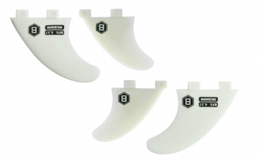 Buster Surfboard Quad Fin Set - Ailerons avant et arrière