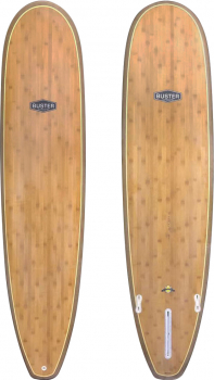 Buster Surfboards Mini Malibu Wood Bamboo 7'6