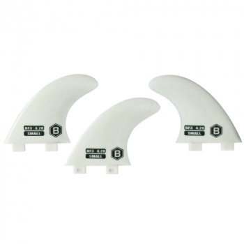 Buster Thruster Surfboard Fin Set Small 4.28