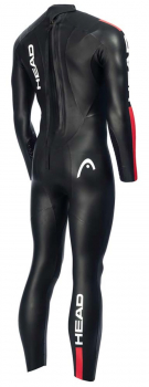 Traje de triatlón Head Tricomp Shell Hombre Negro/Flame