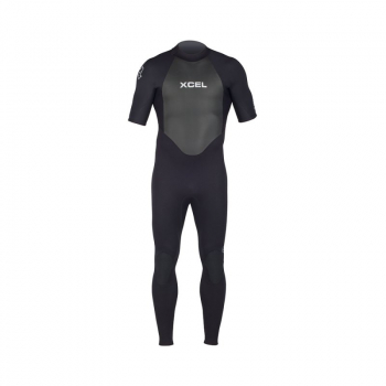 Xcel Axis OS Short Sleeve Wetsuit 2mm Back-Zip Men Black