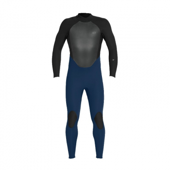 Traje de neopreno Xcel Axis X OS 4/3mm Cremallera dorsal Hombre Azul medianoche / Negro