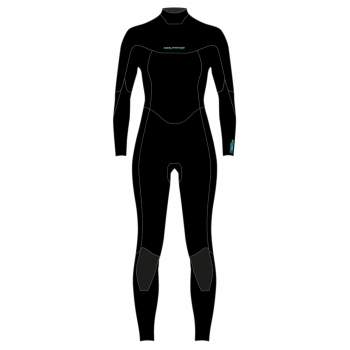 Neilpryde Spark Neoprenanzug 5/4mm Backzip Frauen C1 Schwarz