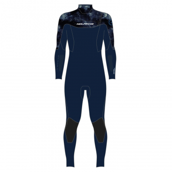 Neilpryde Wizard Neoprenanzug 4/3mm Frontzip Männer C2 Blau / Space Print