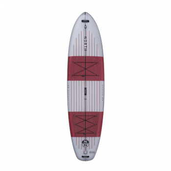 North SUP Docker Planche de standup paddle gonflable Package Ciel Gris 11'0" x 34" x 6" OneSize