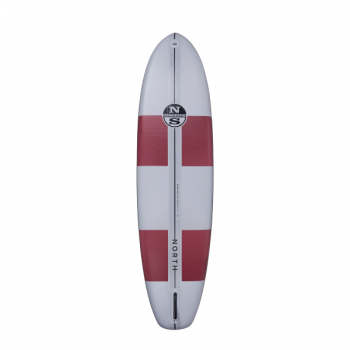 North SUP Docker Planche de standup paddle gonflable Package Ciel Gris 11'0" x 34" x 6" OneSize