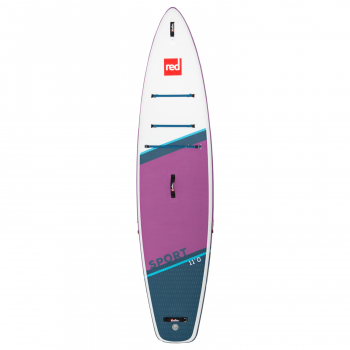 Red Paddle Co SPORT SE SUP 11'0" x 30" x 4.7" MSL Lila-Weiss