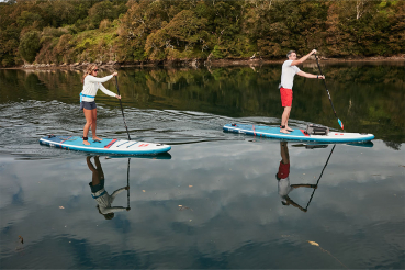 Red Paddle Co SPORT MSL Board Set 11'3" x 32" x 4,7" mit Hybrid Tough 3-teiliges Paddel