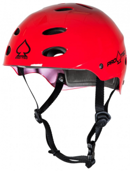 Pro-Tec Ace Water Water Sports Helmet Unisex Gloss Red Front View