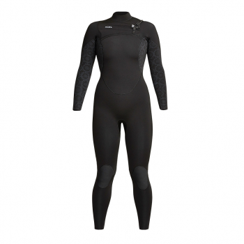 Traje de neopreno Xcel Comp 4/3mm Mujer Negro Flor