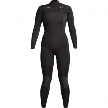 Xcel Comp X2 Wetsuit 5/4mm Front-Zip Women Black Flower