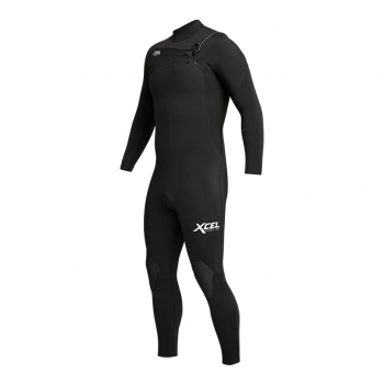 Xcel Comp X2 Neoprenanzug 4/3mm Front-Zip Männer Schwarz