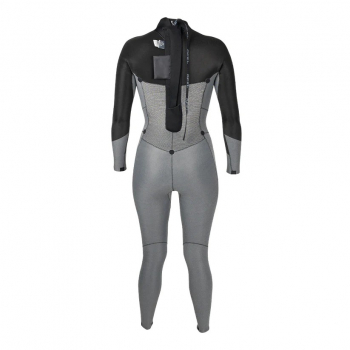 Xcel Axis OS Wetsuit 5/4mm Back-Zip Mujer Negro Flor