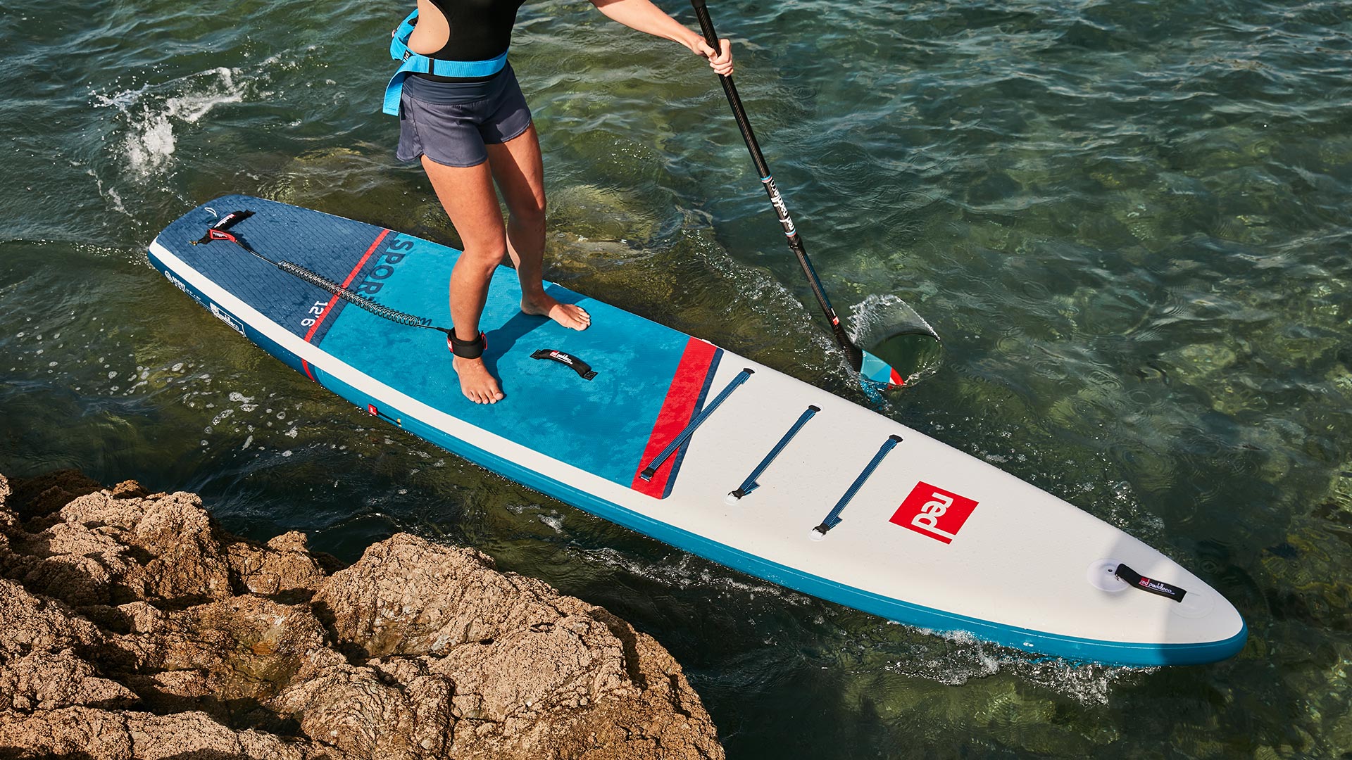 Red Paddle Co SPORT MS Board 12'6 x 30 x 6 • Sicherheit im Wassersport
