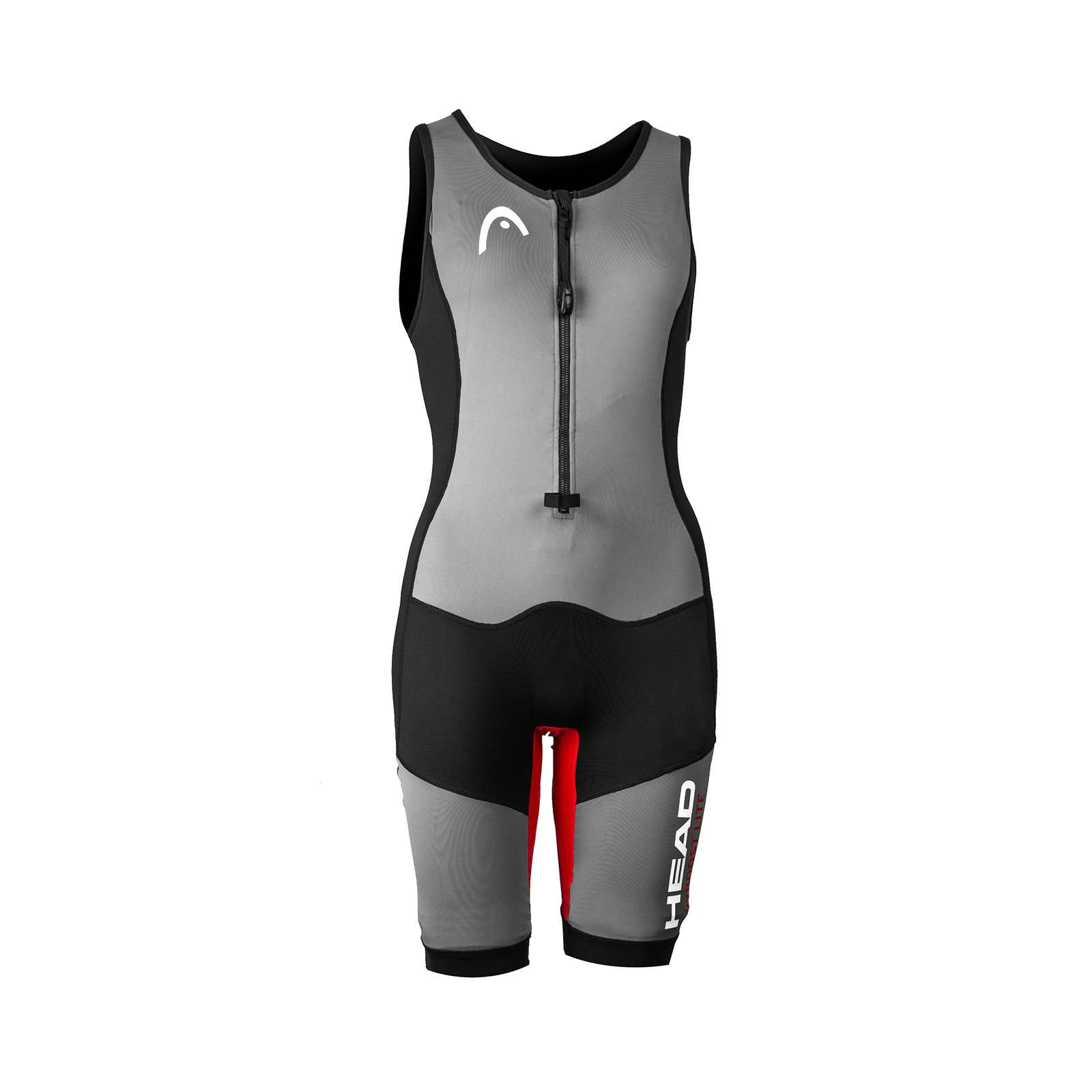 Head myBoost LITE Sleeveless SwimRun Wetsuit Women Black/Silver/Red • Safety in water sports