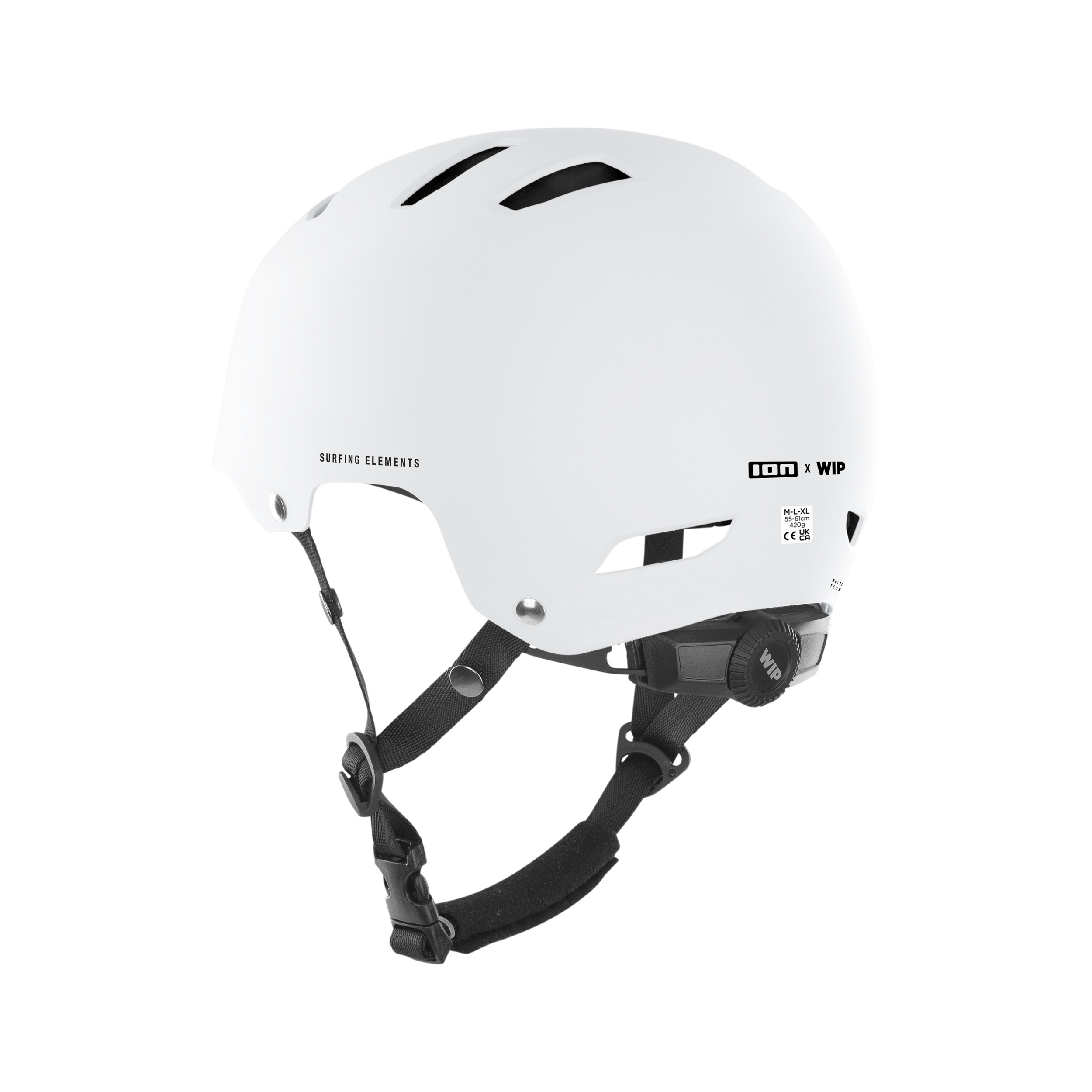 ION Slash Core Water Sports Helmet Unisex White • Safety in water