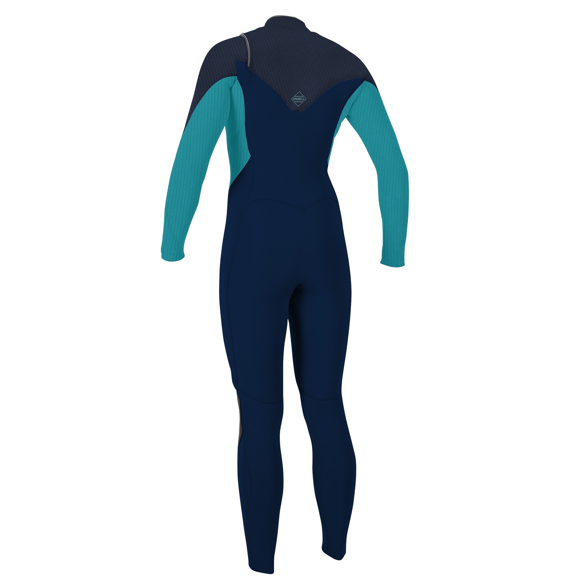 O'Neill Hyperfreak Wetsuit 4/3+ Front Zip Women Abyss/Turquoise ...