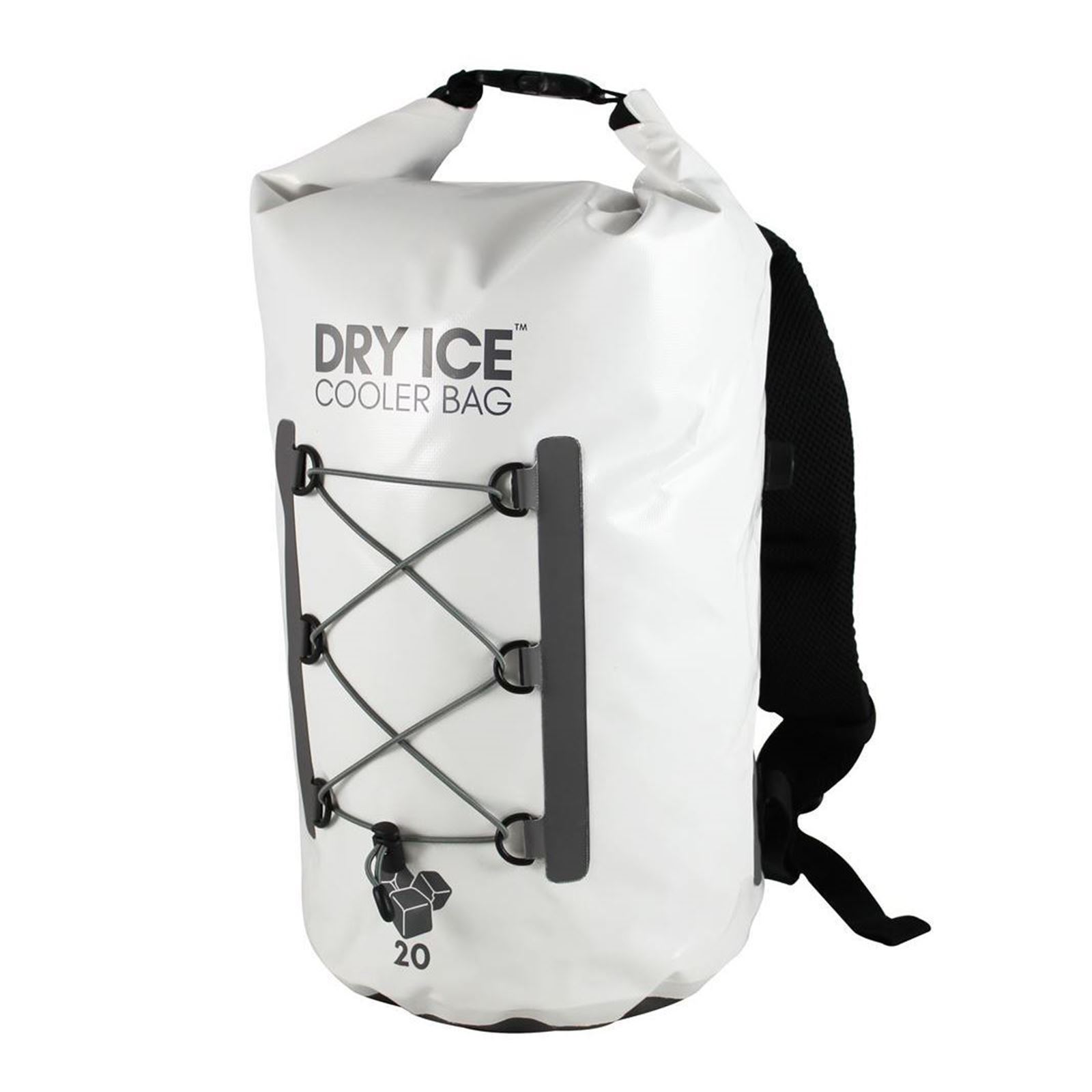 Dry Ice Zaino refrigerante Borsa frigo 20 litri Bianco • Sicurezza